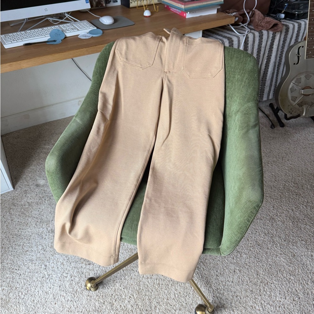 Maeve Tan Wide Leg Women's Pants - Picture 5 of 7